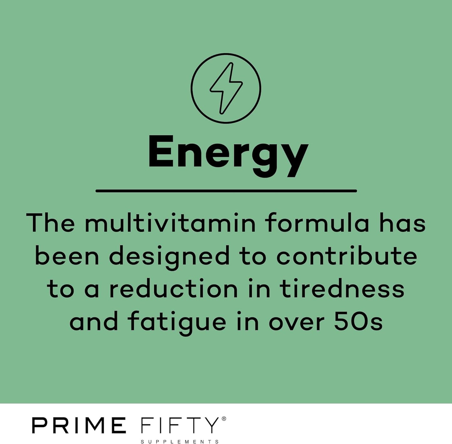 Prime Fifty Fighting Fatigue Energy Multivitamin Supplement - Fighting Fatigue