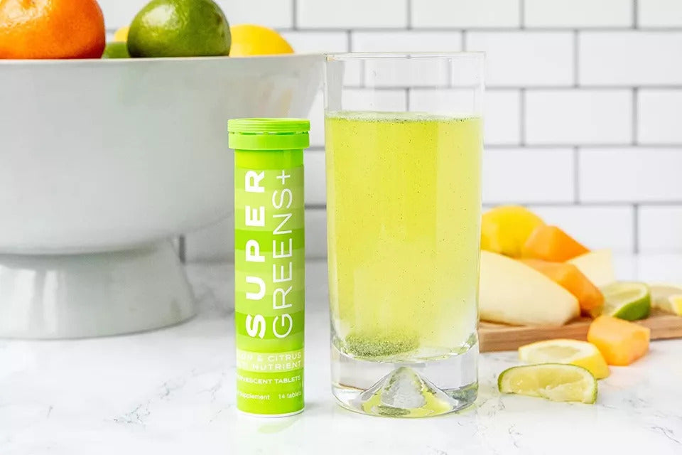 Prime Fifty Super Greens Superfood Melon & Citrus Multi Nutrient Vegan - Fighting Fatigue
