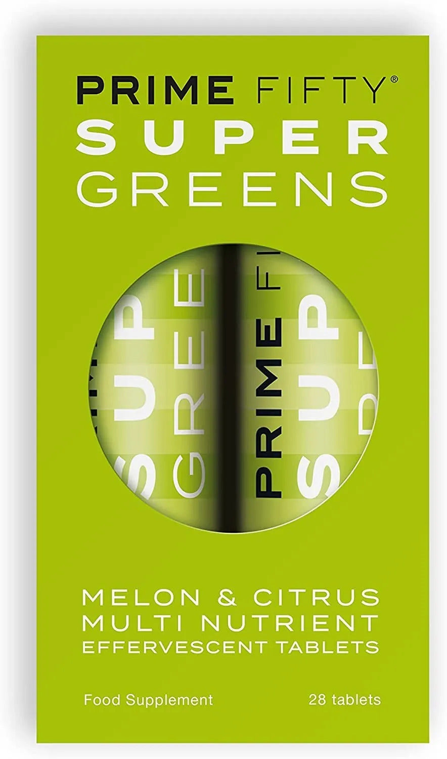 Prime Fifty Super Greens Superfood Melon & Citrus Multi Nutrient Vegan - Fighting Fatigue