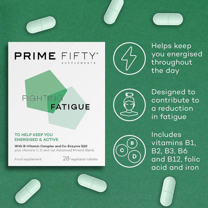 Prime Fifty Fighting Fatigue Energy Multivitamin Supplement - Fighting Fatigue