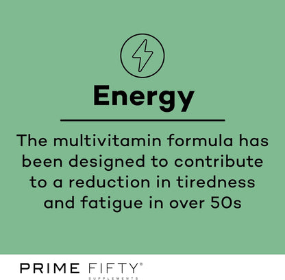 Prime Fifty Fighting Fatigue Energy Multivitamin Supplement - Fighting Fatigue