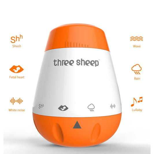 Smart White Noise Machine with 6 Soothing Sounds and Cry Activation – For Babies, Adults, and Relaxation Therapy